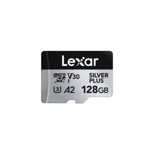 Lexar Professional SILVER PLUS 128GB microSDXC UHS-I Memory Card